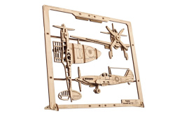 puzzle-2,5d-drewniane-model-mysliwiec-ugears-2