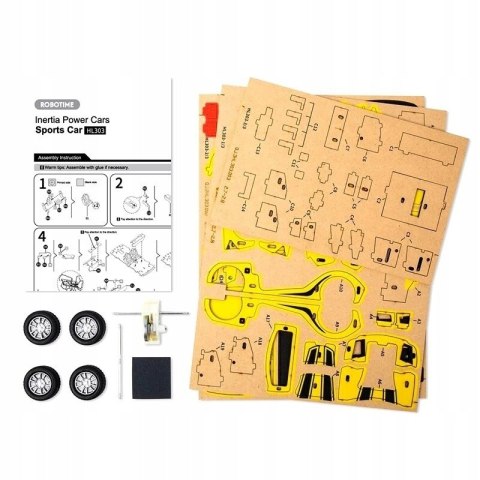 puzzle-3D-samochód-sportowy-robotime