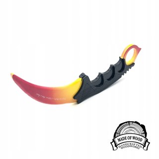 Nóż CS GO karambit DAWN drewniany