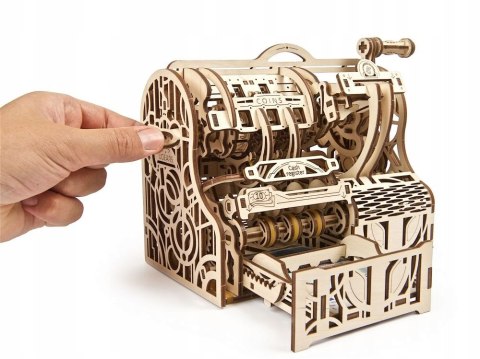 Puzzle 3D Kasa fiskalna Ugears drewniana