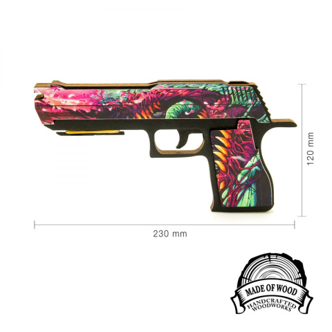 Pistolet na gumki CS GO drewniany Pistolet na gumki CS GO drewniany