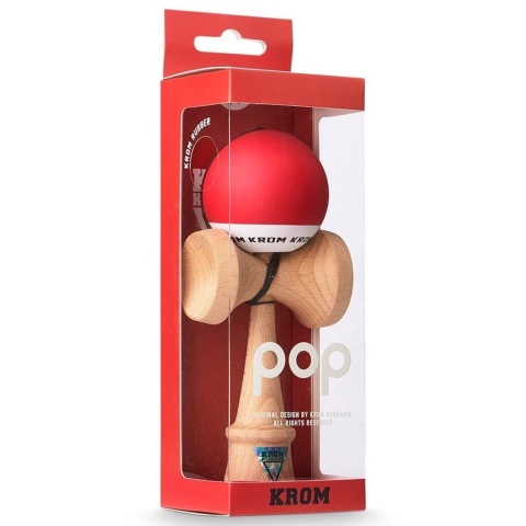 Kendama KROM Pop Red drewniana