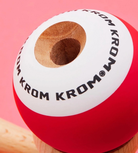 Kendama KROM Pop Red drewniana