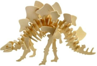 Puzzle 3D Dinozaur Stegosaurus Robotime drewniany