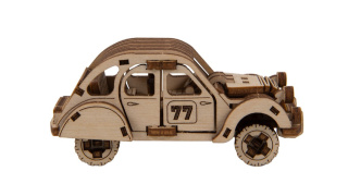 Puzzle 3D typu Citroen 2CV drewniany