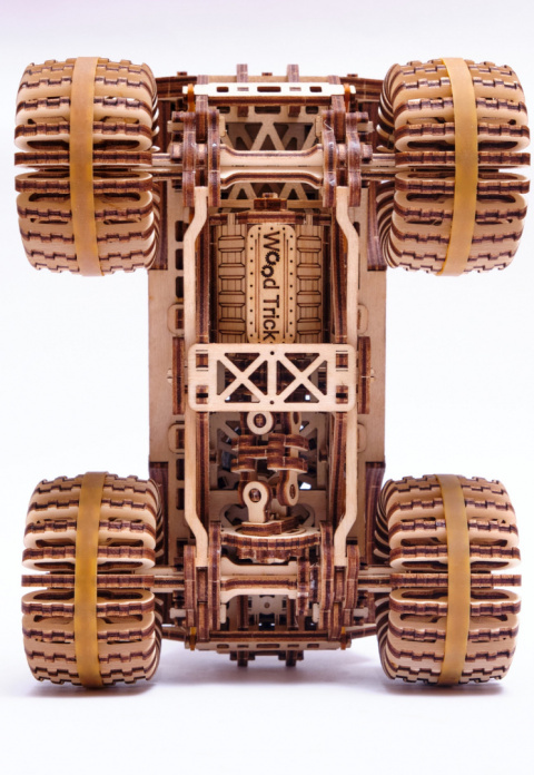 Puzzle 3D MONSTER TRUCK Wood Trick drewniany Puzzle 3D MONSTER TRUCK Wood Trick drewniany