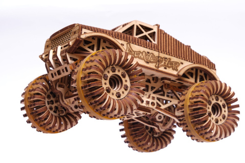 Puzzle 3D MONSTER TRUCK Wood Trick drewniany Puzzle 3D MONSTER TRUCK Wood Trick drewniany