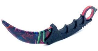 Nóż CS GO karambit HYPERBEAST drewniany