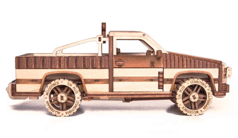 Puzzle 3D Auto PICK UP Wood Trick drewniany