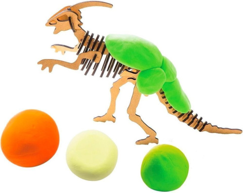 Puzzle 3D Dinozaur Robotime + modelina