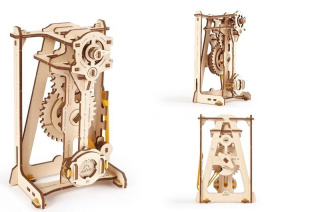 Puzzle 3D Wahadło Steam Lab Ugears drewniane