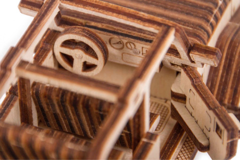 Puzzle 3D Jeep Safari Wood Trick drewniany Puzzle 3D Jeep Safari Wood Trick drewniany