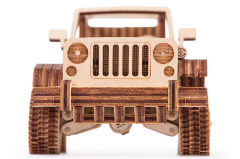 Puzzle 3D Jeep Safari Wood Trick drewniany Puzzle 3D Jeep Safari Wood Trick drewniany