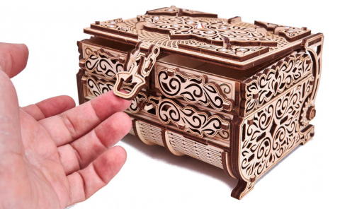 Puzzle 3D Szkatułka na skarby Swarovski Wood Trick