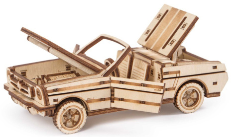 Puzzle 3D Zestaw samochodów Wood Trick drewniany Puzzle 3D Zestaw samochodów Wood Trick drewniany
