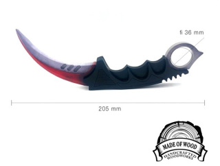 Nóż CS GO karambit FADE drewniany