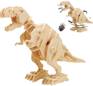 Puzzle 3D Mechaniczny T-REX Robotime