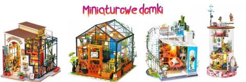 Puzzle 3D Miniaturowy Domek w Tubie Piętrowy Robotime