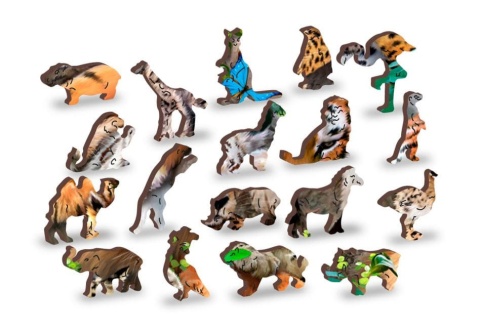 Puzzle drewniane układanki Śpiące Kotki rozmiar L Puzzle drewniane układanki Śpiące Kotki rozmiar L