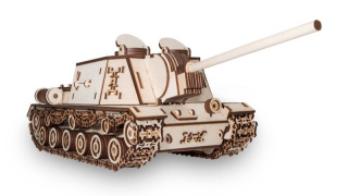 Puzzle 3D Czołg ISU-152 drewniany