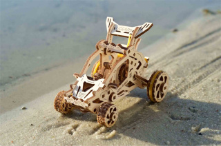 Puzzle 3D Mini Buggy Ugears drewniany