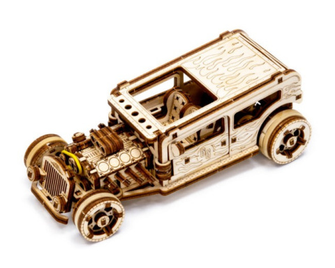 Puzzle-3D-drewniane-auto-hot-rod-Wooden.City-8