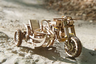 Puzzle 3D Motocykl SCRAMBLER UGR-10 Ugears