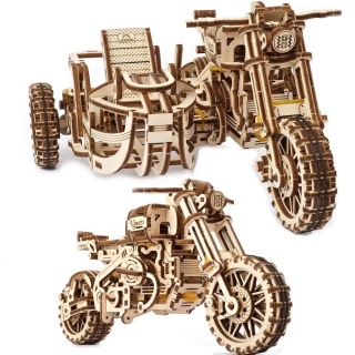 Puzzle 3D Motocykl SCRAMBLER UGR-10 Ugears