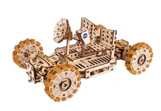 Puzzle 3D NASA Łazik Księżycowy Ugears drewniany