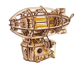 Puzzle 3D Sterowiec Steampunk Ugears drewniany