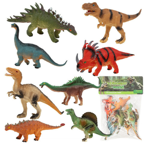 Figurki dinozaury zestaw 8 figurek