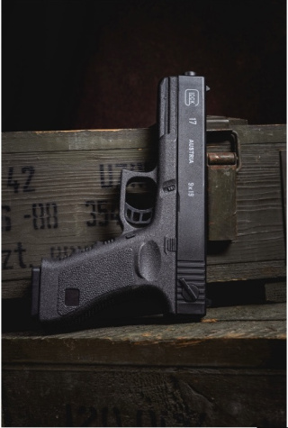Pistolet na kulki GLOCK ASG PK-C43 metalowy + 800 kulek
