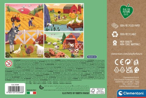 Animals | Puzzle 3x48el. | Clementoni Animals | Puzzle 3x48el. | Clementoni