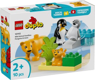 LEGO 10442 | Rodziny dzikich zwierząt: pingwiny i lwy