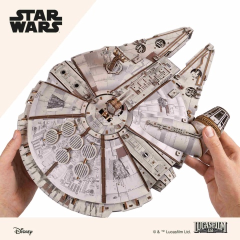 Puzzle 3D Sokół Millennium™ Star Wars™ Ugears