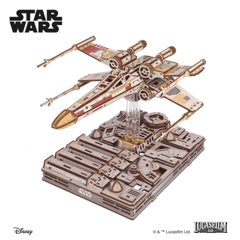 Puzzle 3D X-Wing Luke’a Skywalkera™ Star Wars™ Ugears