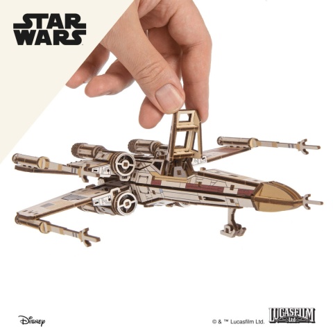 Puzzle 3D X-Wing Luke’a Skywalkera™ Star Wars™ Ugears