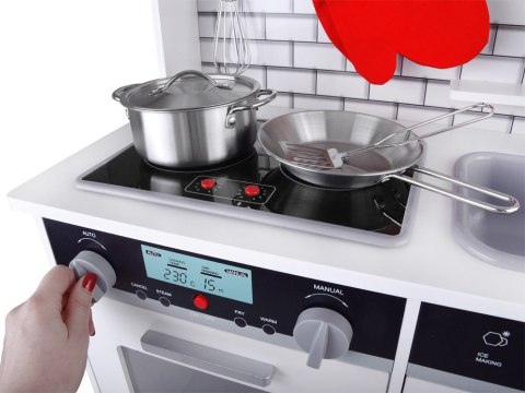 Duża kuchnia drewniana STYL SKANDYNAWSKI Światło + dźwięk AKCESORIA ZA3717