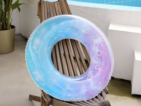 Bajeczne Kółko dmuchane z konfetti do pływania dla dzieci 80cm SP0751