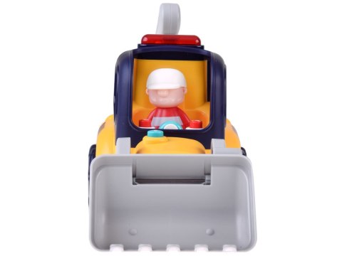 Zdalnie sterowane auto budowlane SPYCHACZ-KOPARKA Dźwięk + światła ZA5669