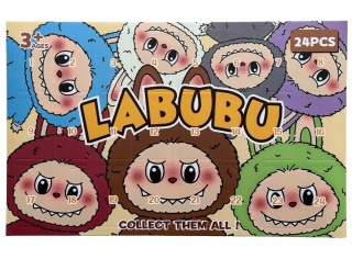 Kalendarz adwentowy LABUBU Figurki Niespodzianki 24 okienka