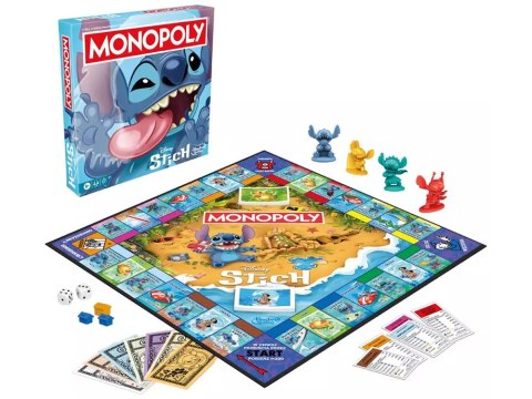 Hasbro Planszowa gra Monopoly: Disney Stich (edycja polska) GR0823