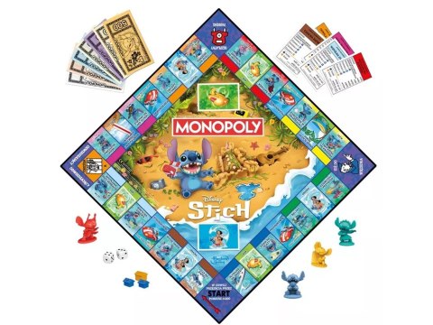 Hasbro Planszowa gra Monopoly: Disney Stich (edycja polska) GR0823