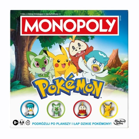 Hasbro Planszowa gra Monopoly: Pokemon - 4 figurki pionki GR0785