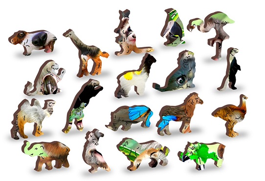 puzzle dla dzieci 3D  ZOO